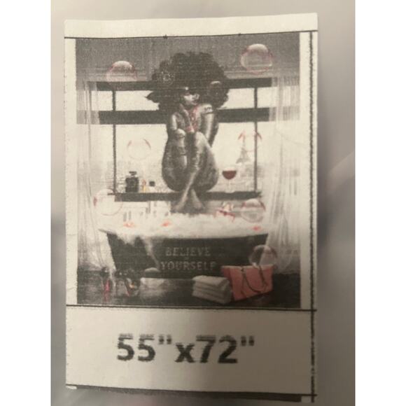 NIP Believe in Yourself 55" x 72" Backdrop - Picture 2 of 2